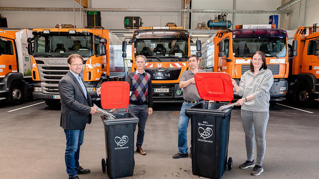 Müllentsorgung in Stadt Salzburg, Recyclinghof,
