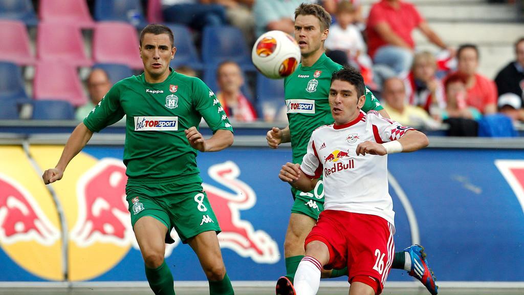 Vor allem Salzburgs Jonathan Soriano müssen die Litauer besser den Griff bekommen.