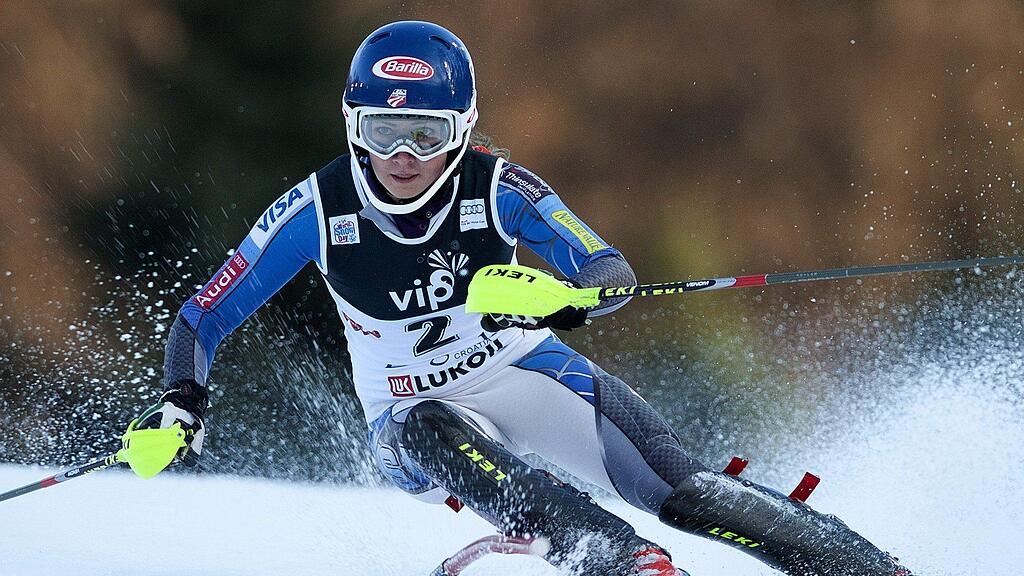 Due US-Amerikanerin Mikaela Shiffrin gewinnt ihr zweites Slalom-Weltcup-Rennen.