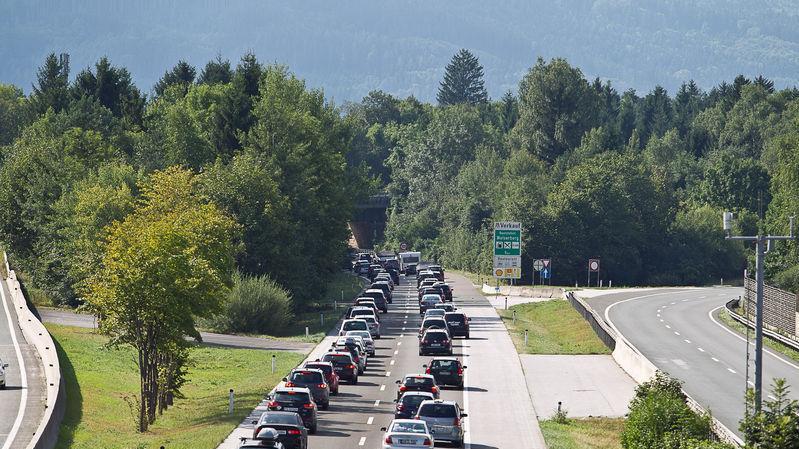 Am meisten Staus gab es auf der A10, der Tauernautobahn, in Salzburg.
