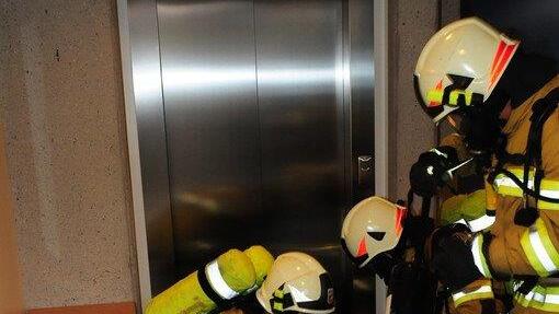 Brandübung in betreutem Wohnheim