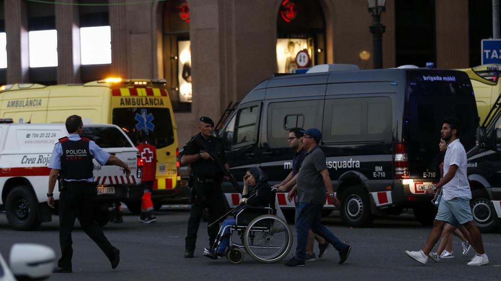 Terror in Barcelona: Bilder vom Abend