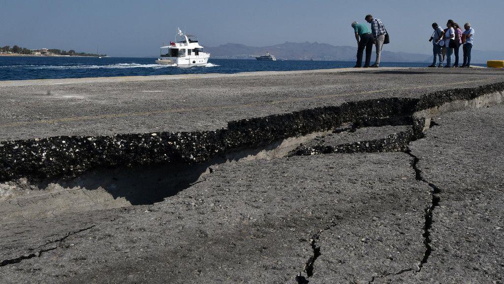 Schwere Schäden nach Erdbeben auf Kos
