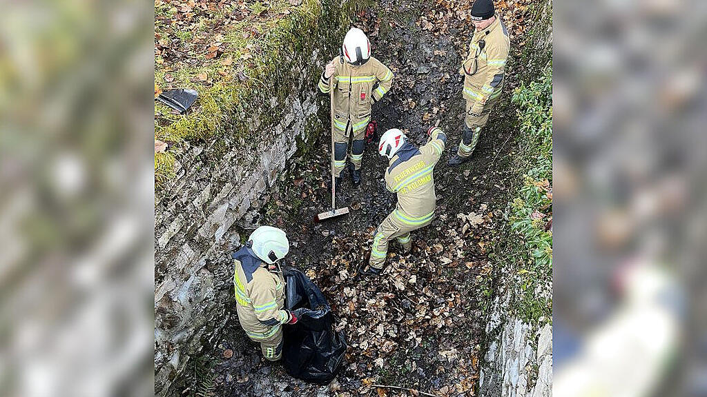 Unfall in in St. Koloman: Feuerwehr befreit eingeklemmten Lenker