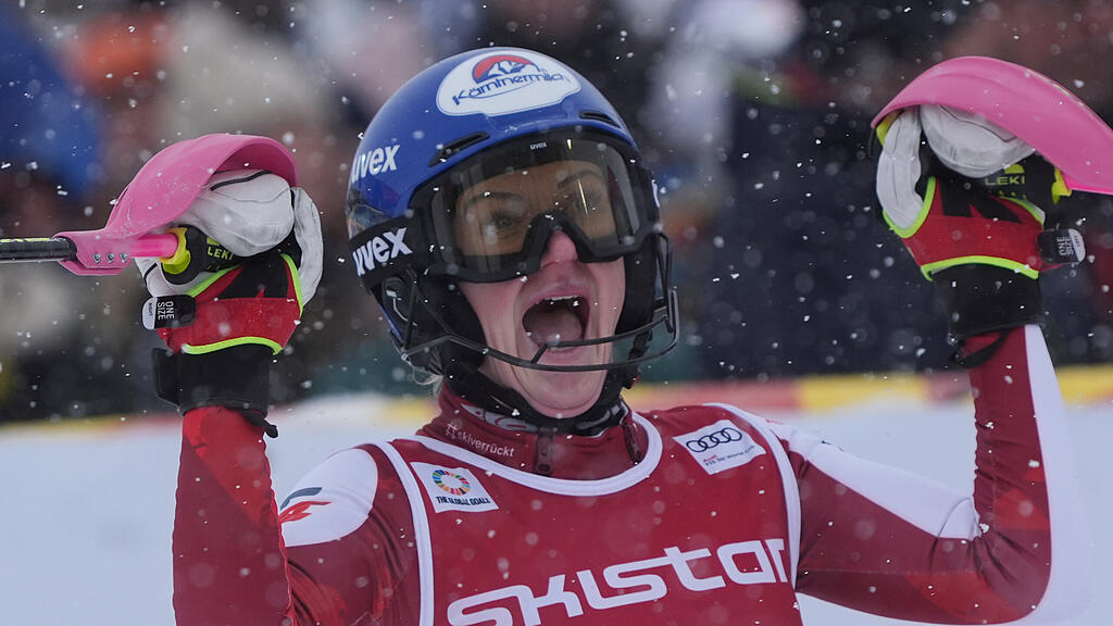 ÖSV-Doppelsieg im Åre-Slalom: Truppe vor Liensberger