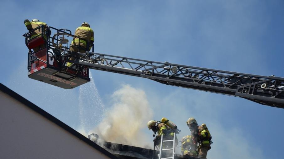 Dachstuhlbrand in Abtenau