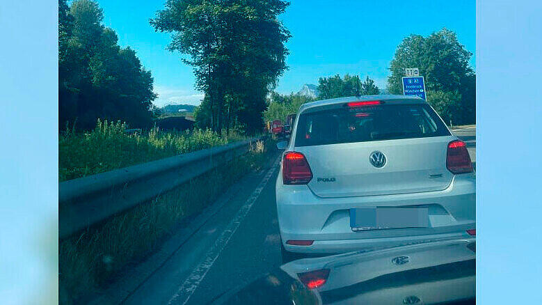 Stau im Salzburger Berufsverkehr
