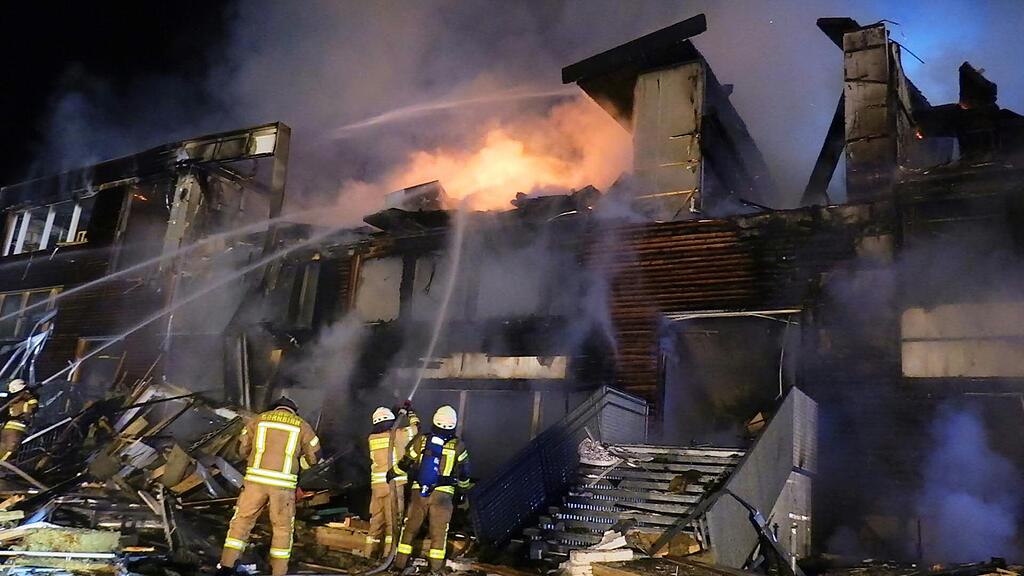 Ausweichschule in Vorarlberg in Vollbrand