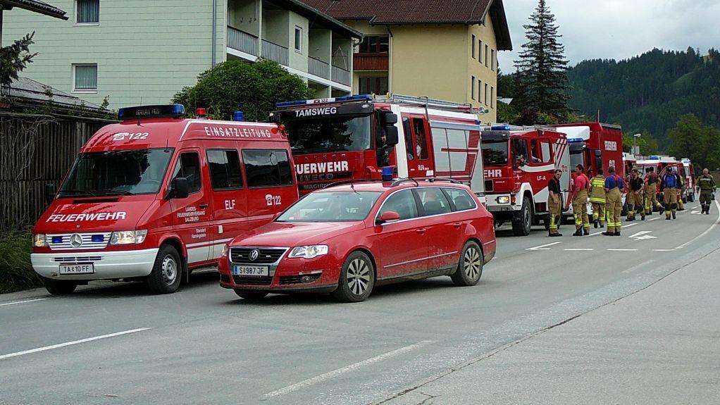 Räumungsarbeiten bei B311