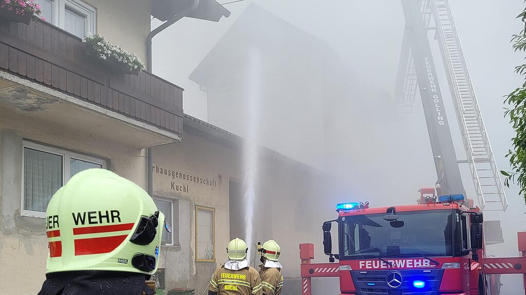 Brand Lagerhaus Kuchl
