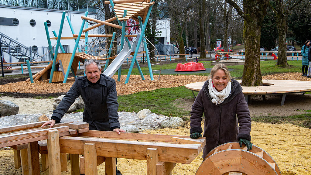 Hochseilgarten im Volksgarten