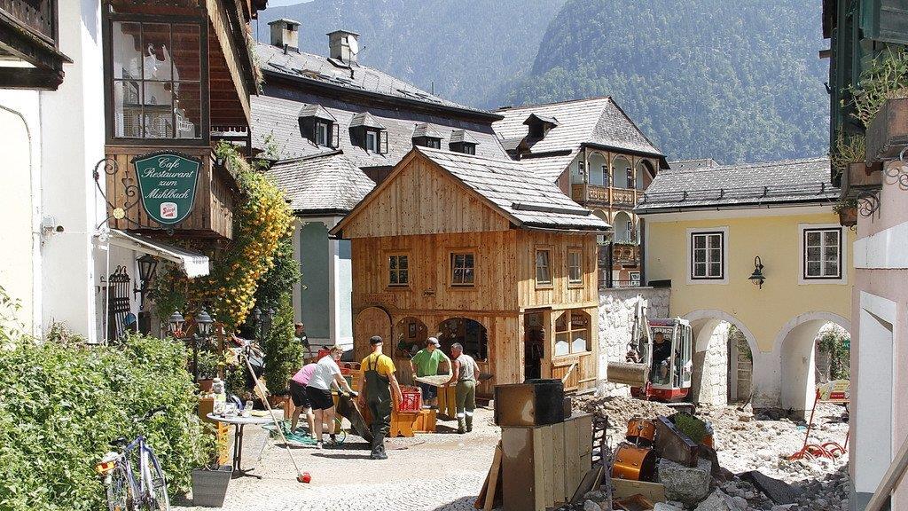 Mure verwüstet Hallstatt