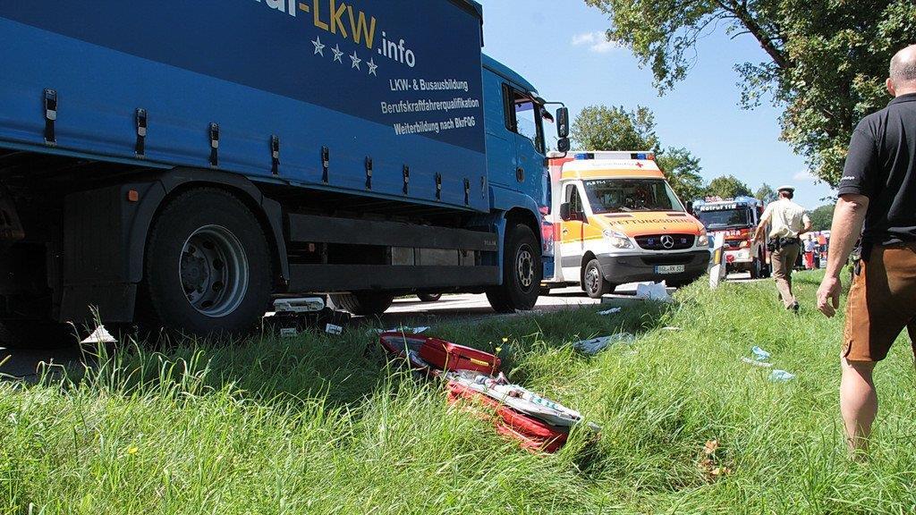 Bilder des Horrorunfalls