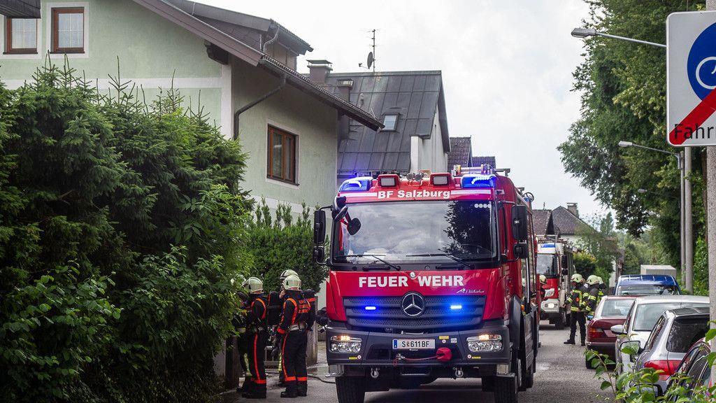 Küchenbrand in Lehen