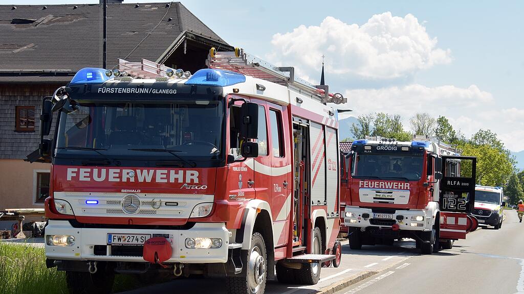 Gasflaschenbrand in Grödig