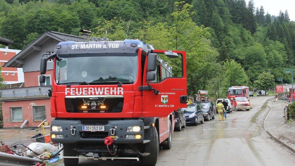 Verwüstung in Hüttau