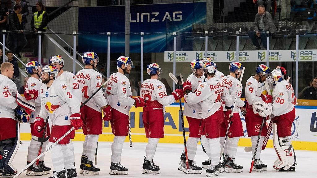 Eishockey: Liga-Auftakt - Black Wings Linz vs. RB Salzburg