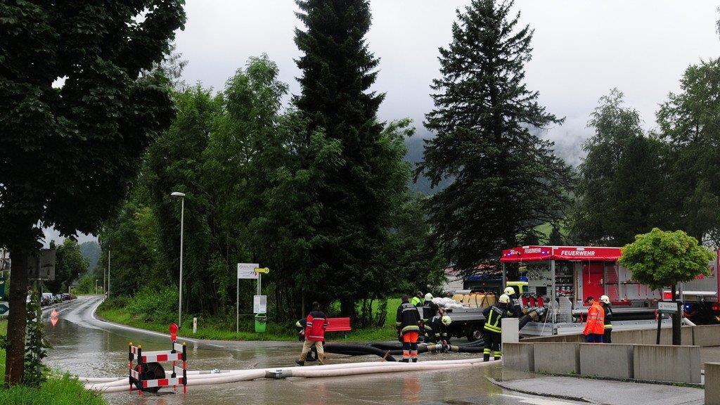 Hochwasserschutz in St. Johann