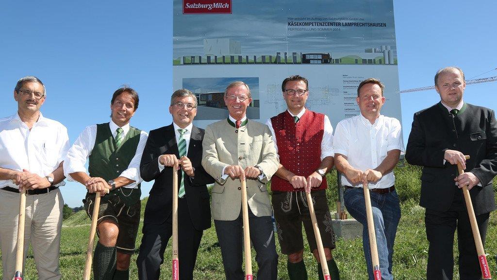 Spatenstich Käsekompetenz-Center