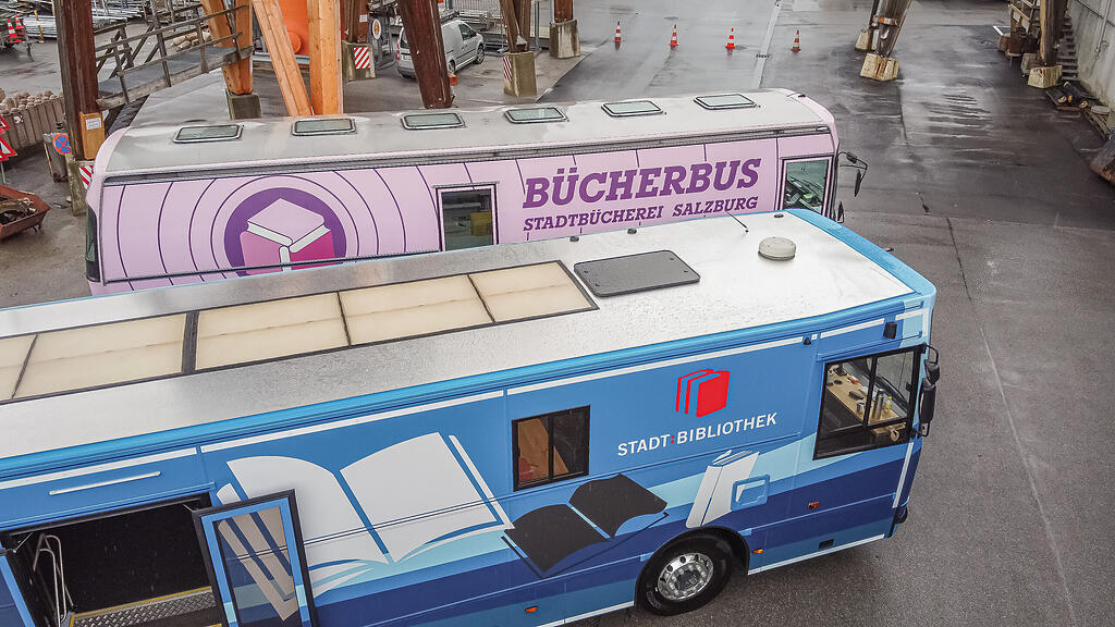 Neuer Bücherbus Salzburg