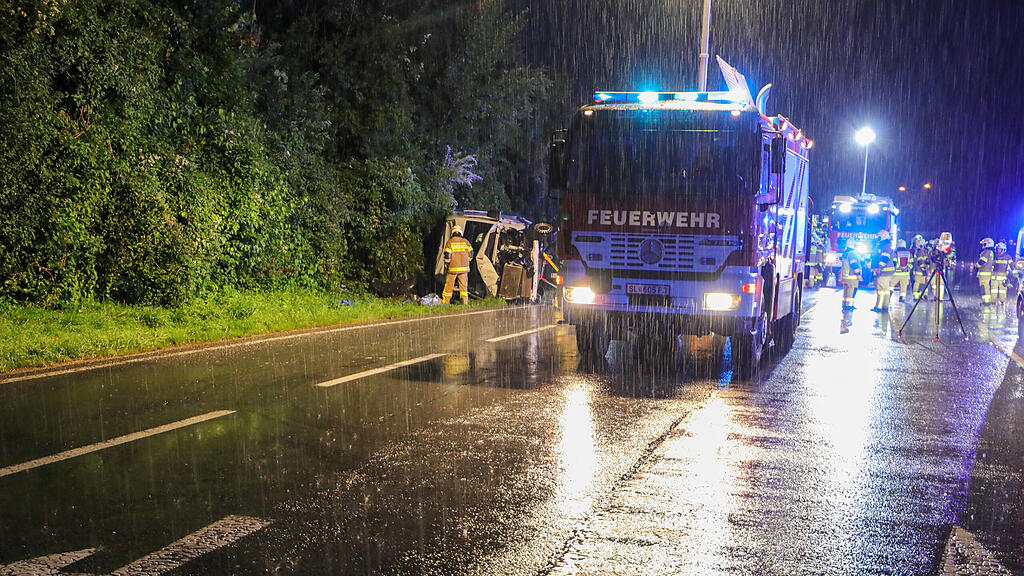 Crash auf B156 in Bergheim III