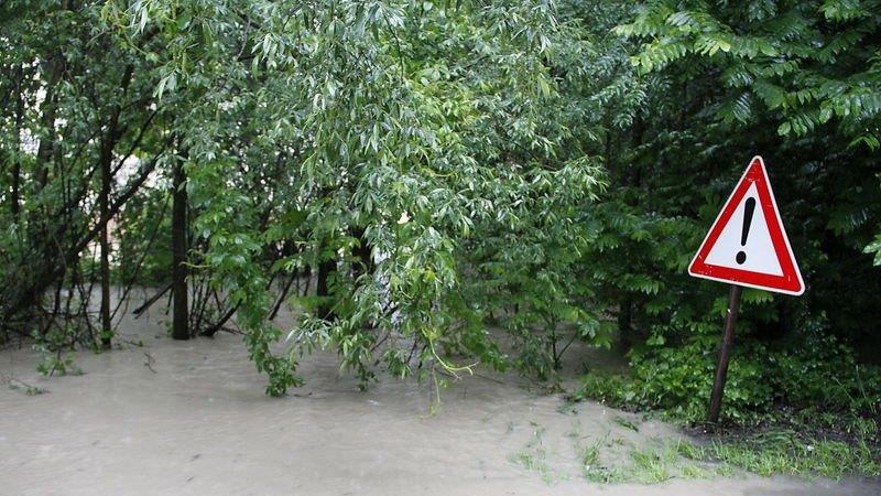 Hochwasser in Freilassing