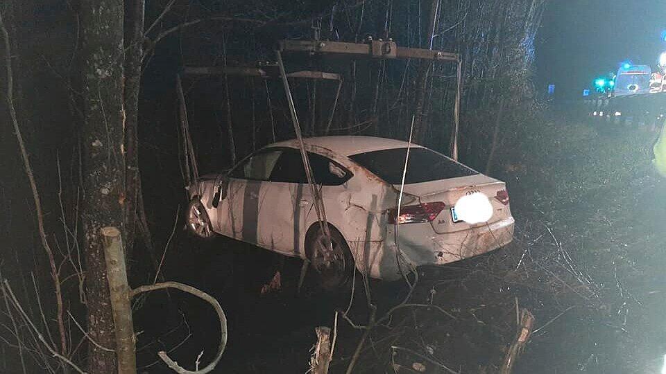 Auto-Absturz bei Nußdorf