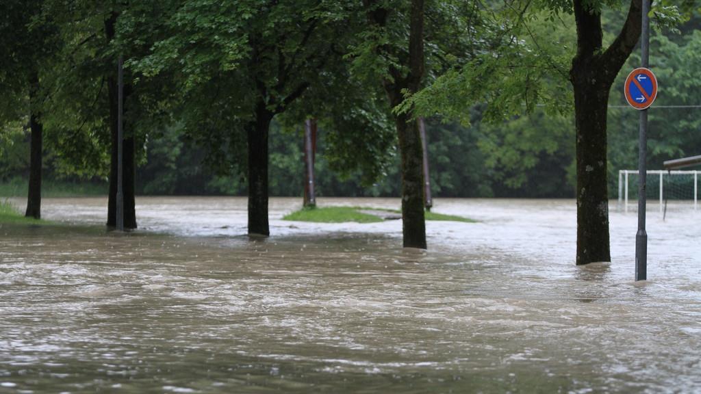 Hochwasser in Trostberg