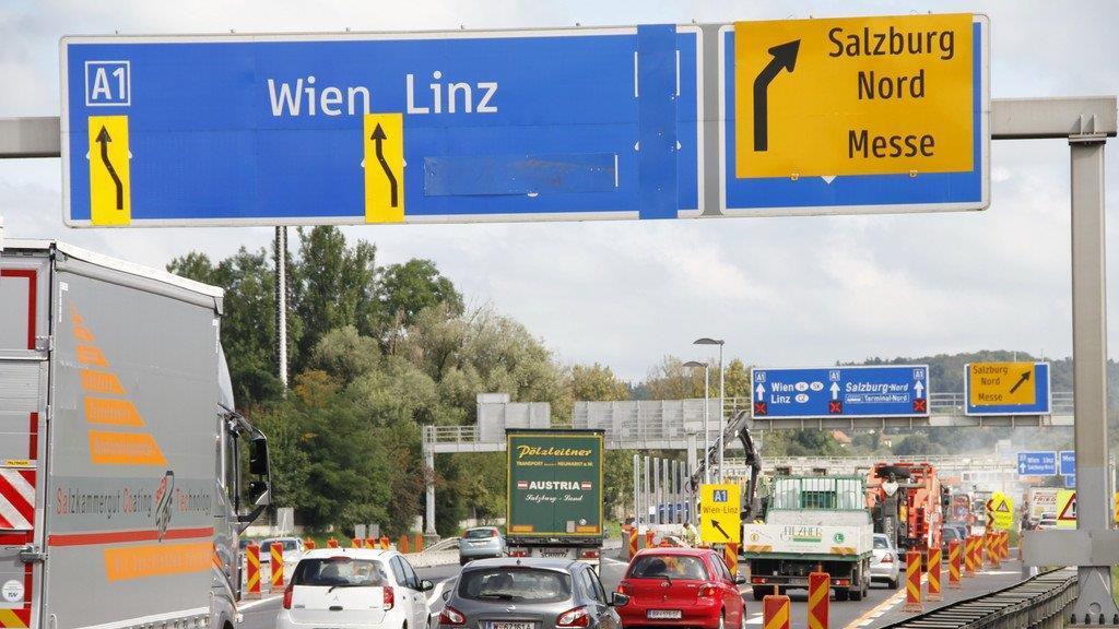 Neue Verkehrsführung bei Salzburg-Mitte
