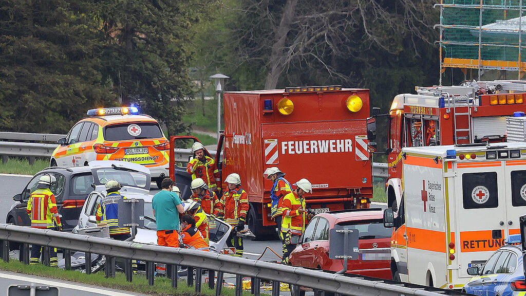 Unfall A8 Piding Geisterfahrerin