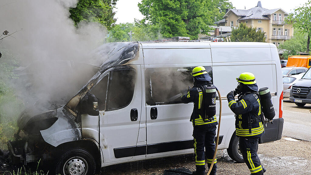 Fahrzeugbrand in Bad Reichenhall