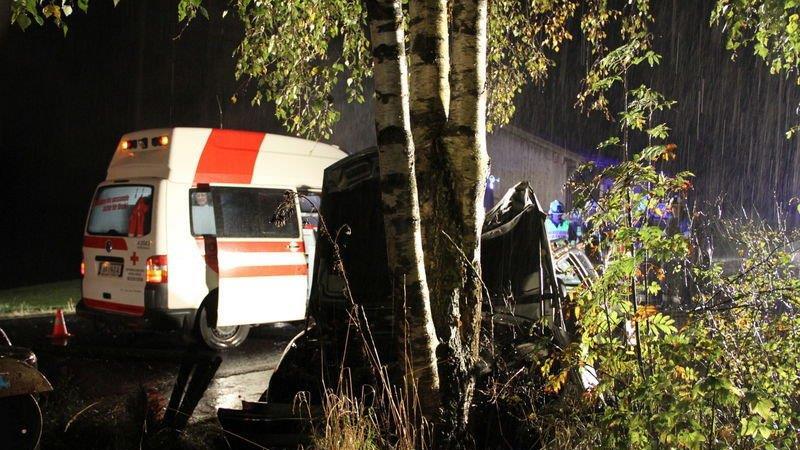 Crash auf B156