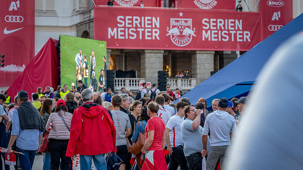 Red Bull Salzburgs Meisterfeier I