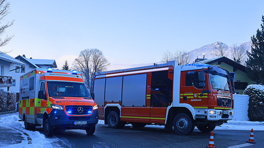 Gästehaus-Brand in Bayerisch Gmain
