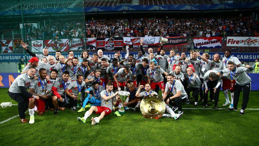 Red Bull Salzburg feiert historisches Quadruple-Double
