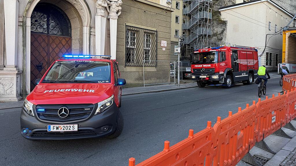 Feuerwehreinsatz im Salzburger Festspielhaus