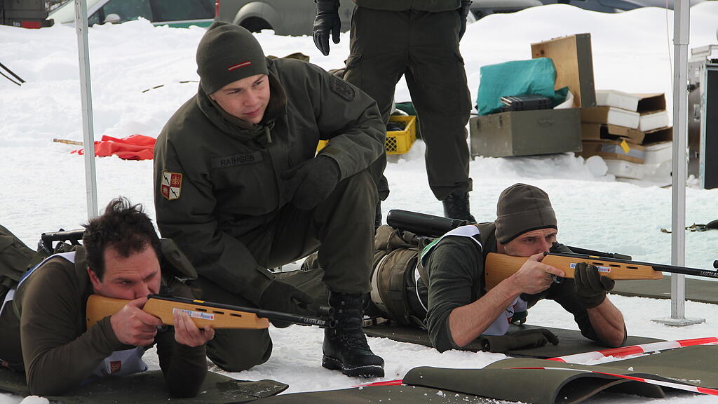 Die Soldaten haben im Pongau ihre eigenen Winterspiele ausgetragen.