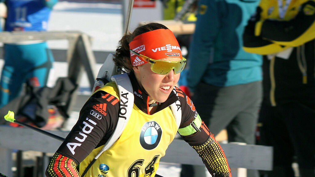 Dahlmeier bei Biathlon-WM 2017 in Hochfilzen