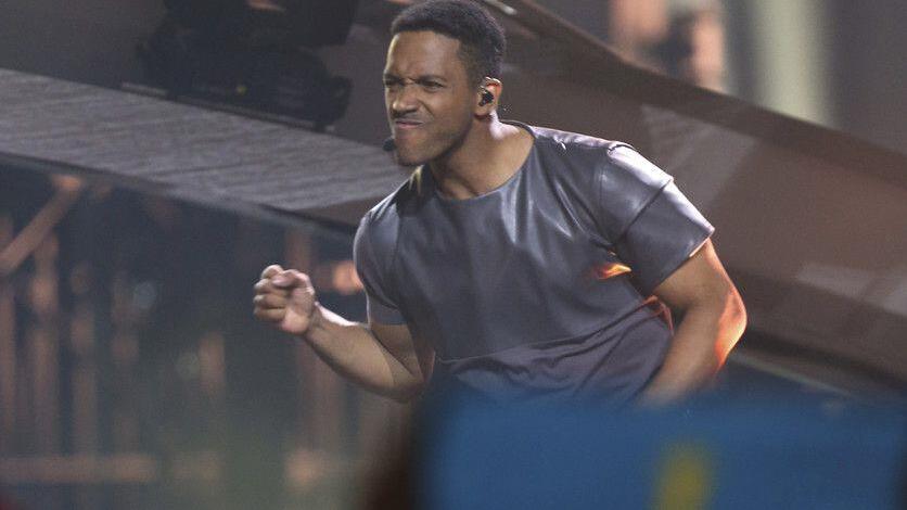 Cesar Sampson beim ESC