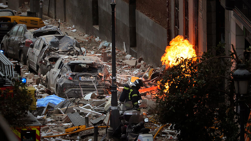 Explosion ersch\u00fcttert Madrid