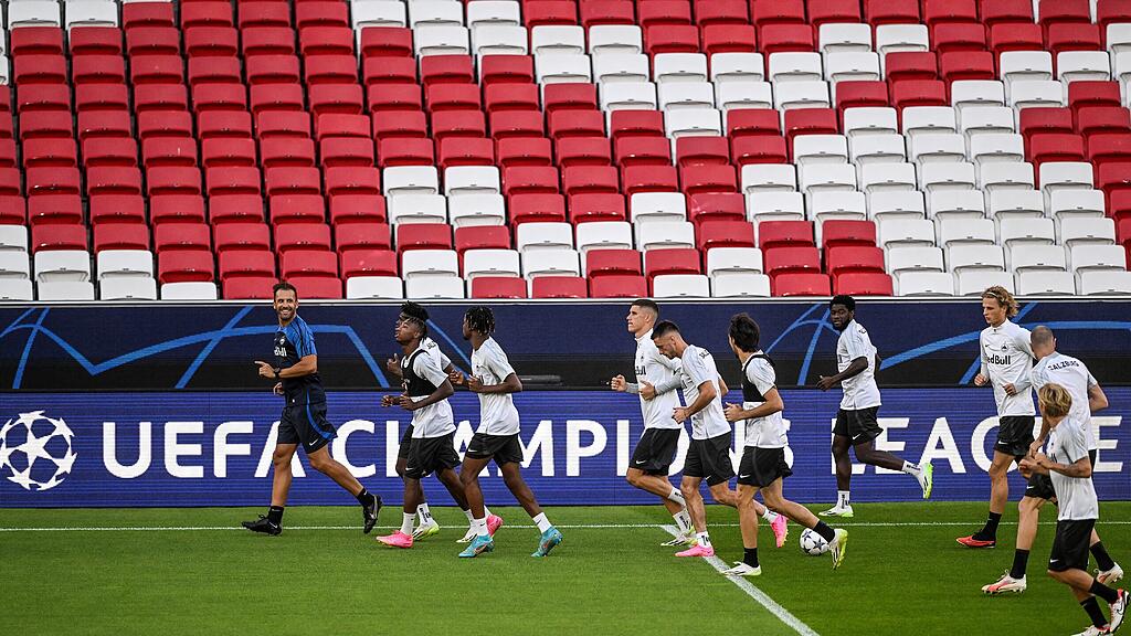 Red Bull Salzburg, Training, Benfica Lissabon,