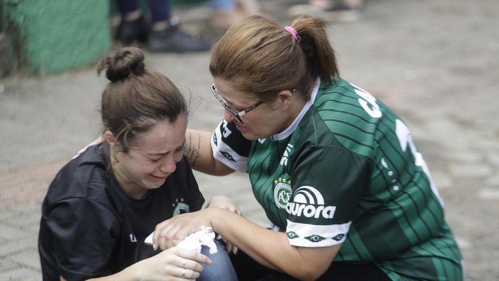 Chapecoense-Fans trauern