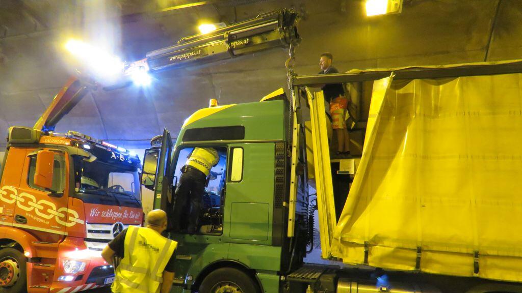 Unfall Zetzenbergtunnel Pfarrwerfen