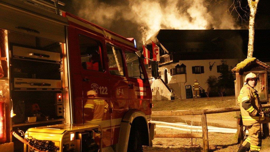 Feuerwehreinsatz in Großgmain