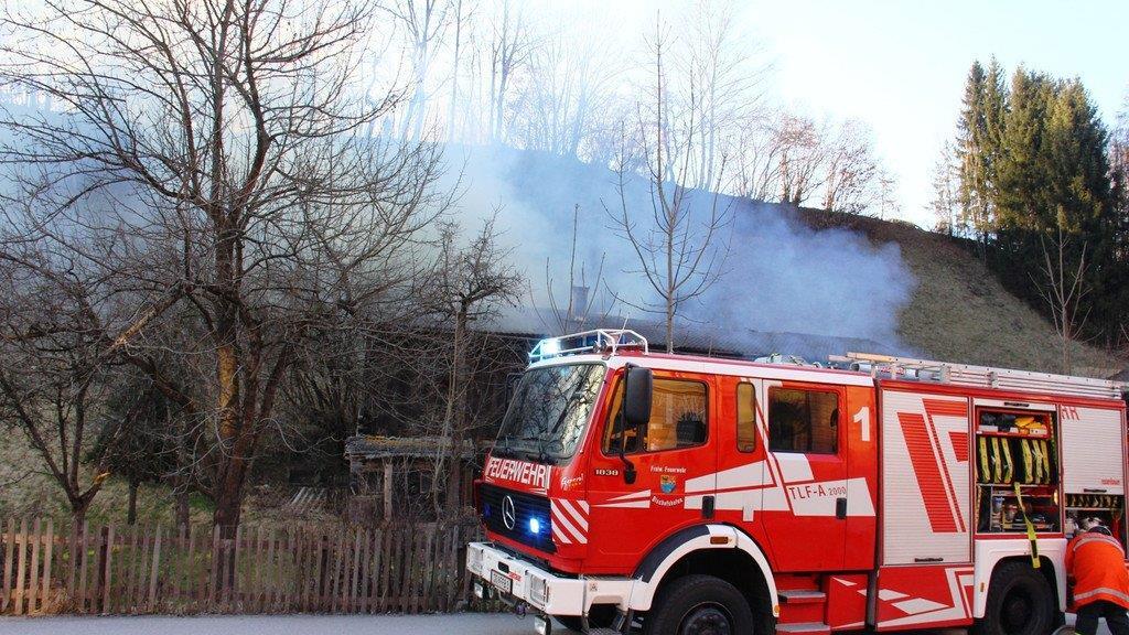 Feuerwehr verhindert Vollbrand