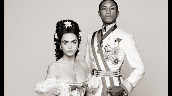 Cara und Pharrell als Sissi & Franz