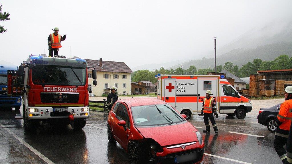 Frontalcrash auf B21