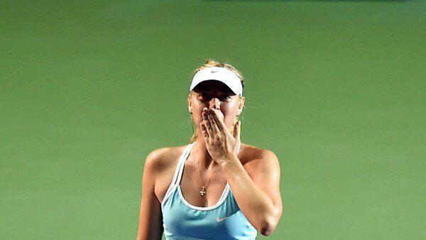 Scharapowa besiegte Halep in zwei Sätzen
