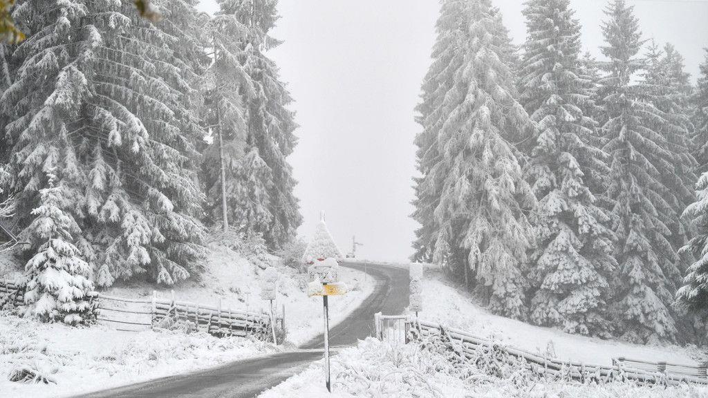 Schneebilder aus Krispl