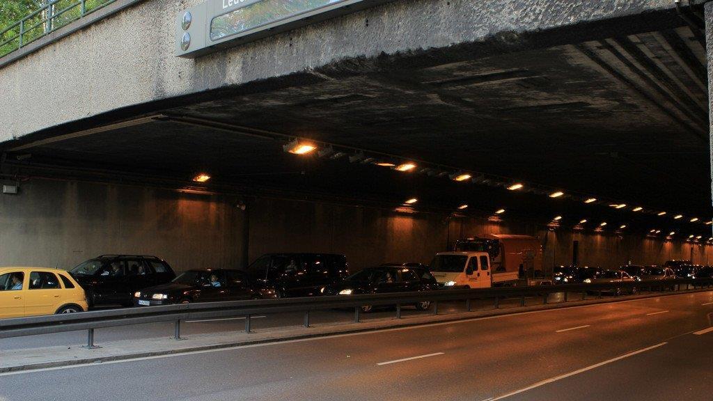 Leere Straßen in München